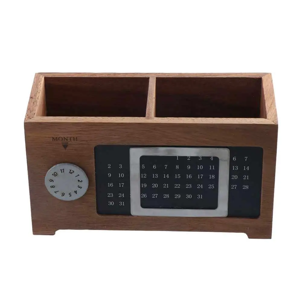 Pen Bracket Pen Holders for Cosmetics Jewelry Desktop Storage Box Calendar Pen Holder Make up Brush Holder Stationery Organizer