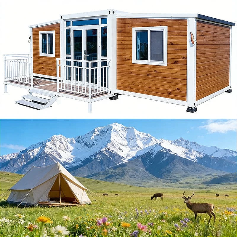Luxury 20ft 40ft Prefab Modular Shipping Container Retail Store Building Prefabricated House Home Container  Customized Hot Sale