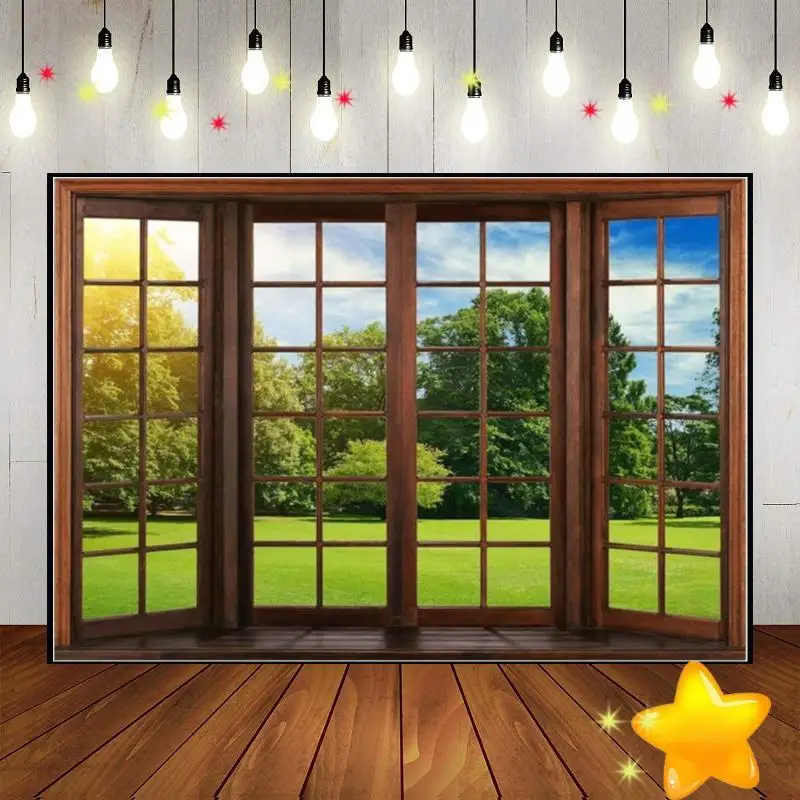 

Office Window Video Conference Studio Background Hot Custom Birthday Backdrop Freedom Photography Backdrops Bar Baby Shower Game