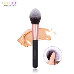 Docolor Single Professional Makeup Brushes Soft Foundation Contouring Highlight Black Powder Brush Beauty Make up Cosmetic Tools