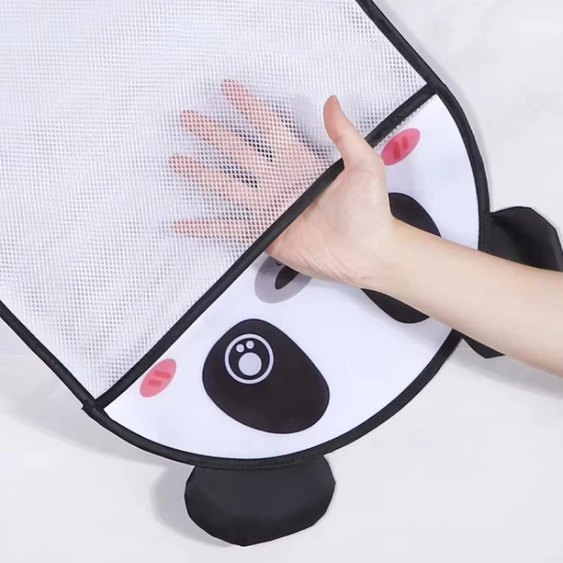 1Pc Single/double-layer Cute Cartoon Animal Mesh Hanging Bag for Baby Toy Kids Bath Toy Water Ball Drain Hanger Basket Organizer