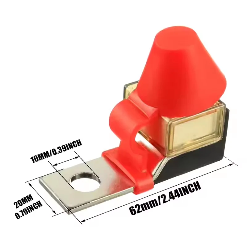 MRBF Batterie-Sicherungsblock-Kit 30A 50A 60A 100A 150A 175A 200A 250A 300A Marine-Batterieanschlusshalter mit Sicherung – Detail 2