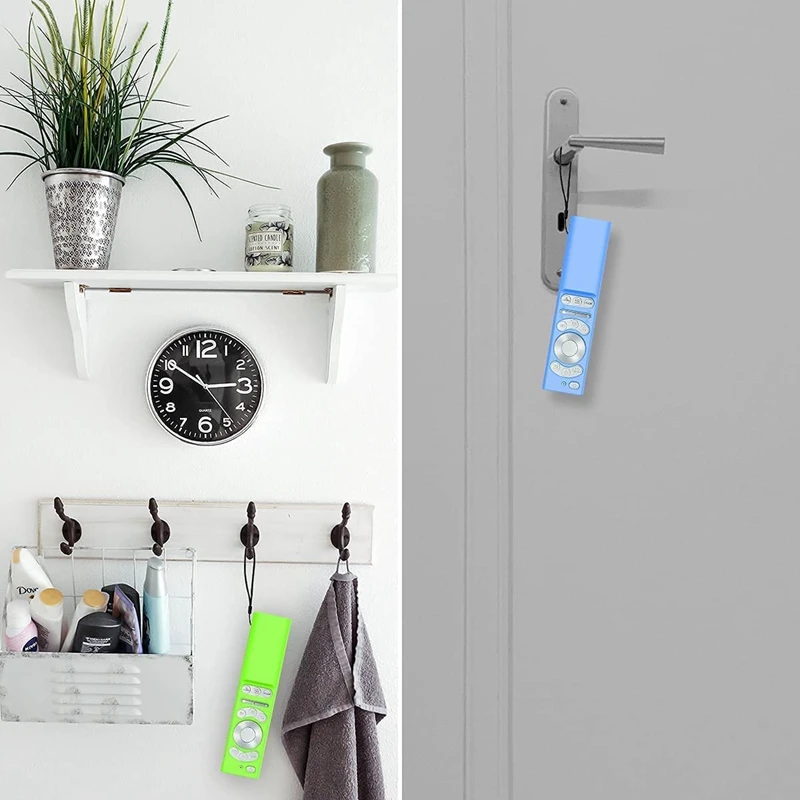 2 Pack Protective Case For Samsung TV Remote BN59-01357 Series Anti-Slip Shockproof Silicone Remote Controller Cover