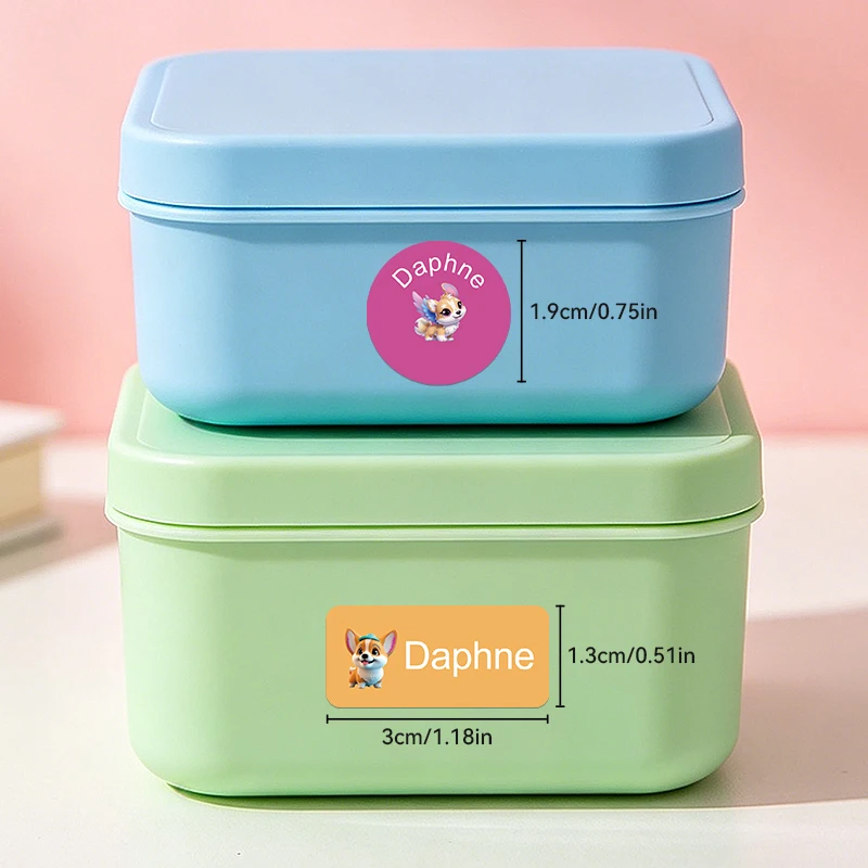 Personalized Name Labels-Storage box custom tags,clear identification design for textbooks,mugs and smooth surfaces