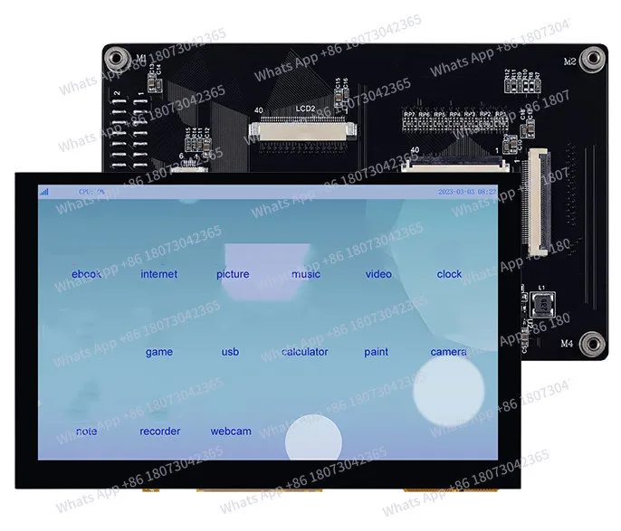 

5,0-дюймовый IPS TFT LCD-экран с емкостным сенсорным управлением, 40-контактный интерфейс, микросхема GT911, 24-битный RGB-интерфейс, 800*480