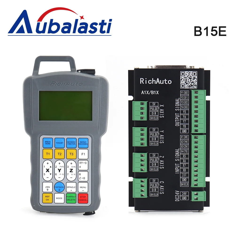 Aubalasti RichAuto DSP B15E B18E B51E B57E B58E USB CNC Controller 3 Axis Controller for CNC Router Machine