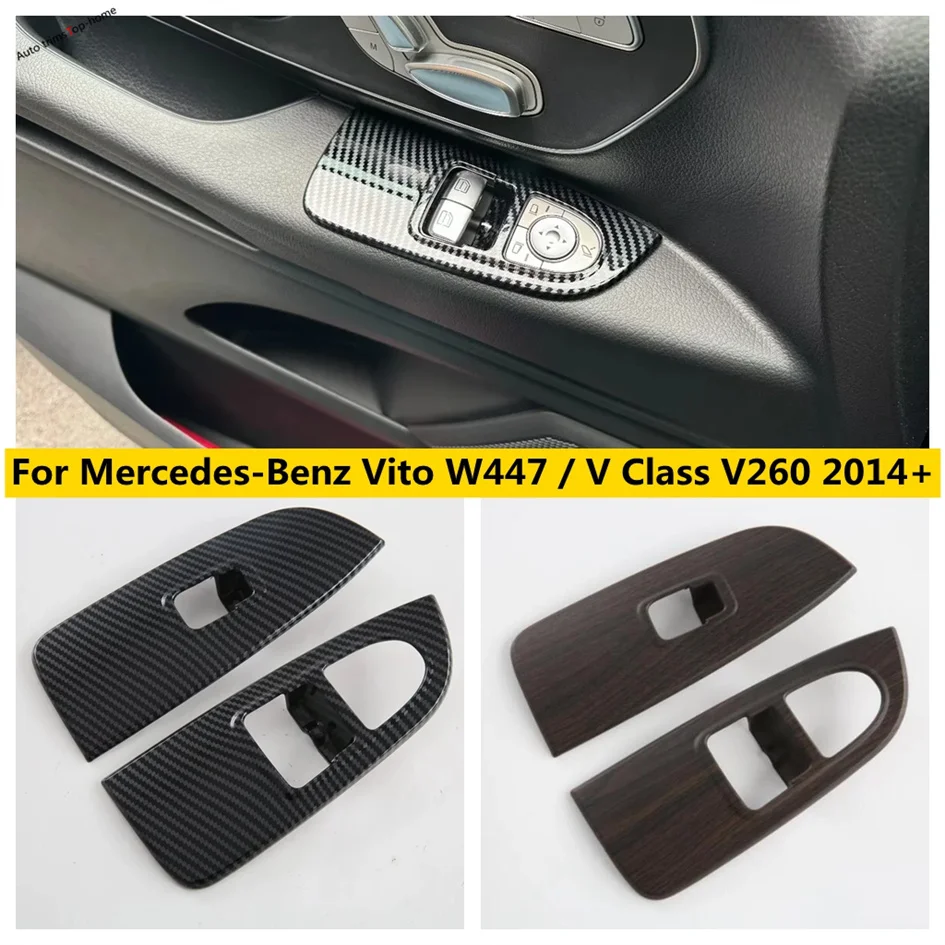 

Car Inner Door Window Lift Control Button Decoration Panel Cover Trim Fit For Mercedes-Benz Vito W447 / V Class V260 2014 - 2021