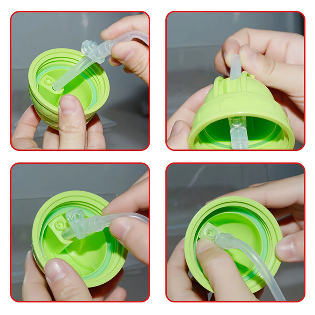 

3 Pcs Suction Nozzle Drinking Cup Easy to Clean Straws Water Bottle Replacement for Bottles Liquid Nozzles Reusable
