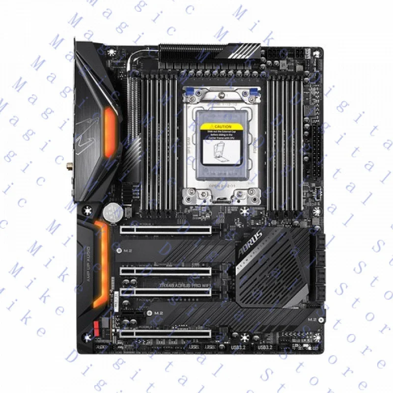 H  FOR GIGABYTE TRX40 AORUS PRO WIFI Motherboard AMD TRX40 Socket sTRX4 DDR4 ATX Ryzen