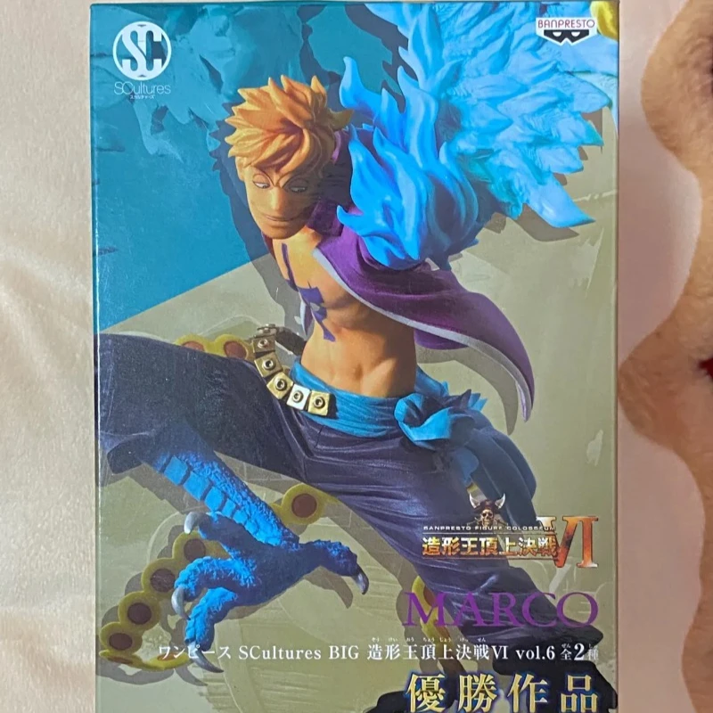 

Стиль King Bandai Banpresto цельная навигация King Marco Phoenix периферийные украшения аниме фигурка модель Bandai Banpresto игрушка