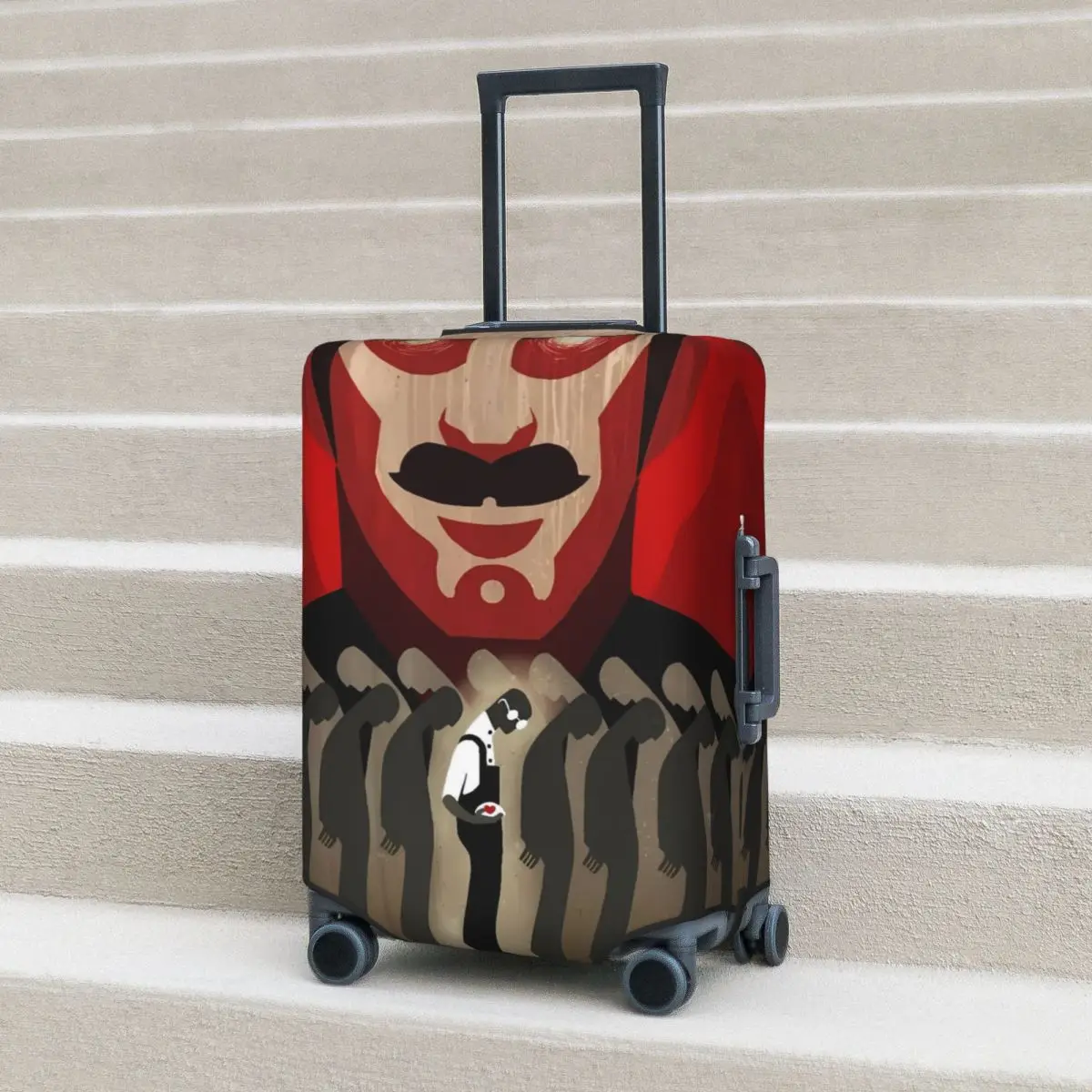 

Make Orwell Fiction Again 1984 Graphic (3) Suitcase Cover Holiday Practical Luggage Accesories Cruise Trip Protector