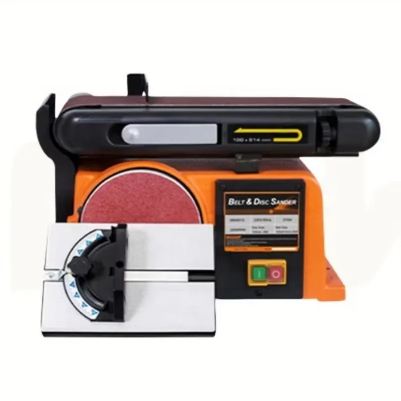 حزام صغير متعدد الوظائف وصنفرة القرص النجارة الرملي آلة طحن البولندية للخشب البلاستيكي المصنوع من سبائك الألومنيوم #2