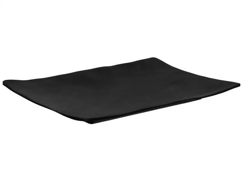 Black Melamine Plate for Sushi Rectangular Hauskraft Naha