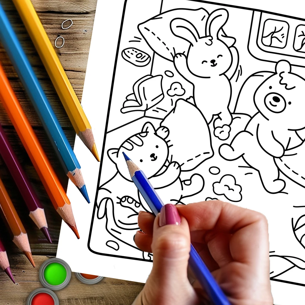 Libro para colorear de estilo acogedor de 28 páginas para adultos |   Libro para colorear, útiles de dibujo para Navidad, Acción de Gracias