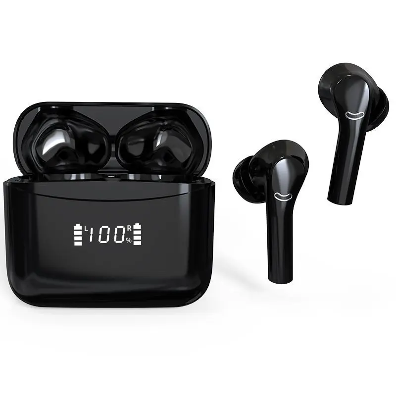 2023 True Wireless Noise Reduction Bluetooth Earphones ENC+ANC In Ear Earbuds TWS Digital Display Headphones For IOS Android