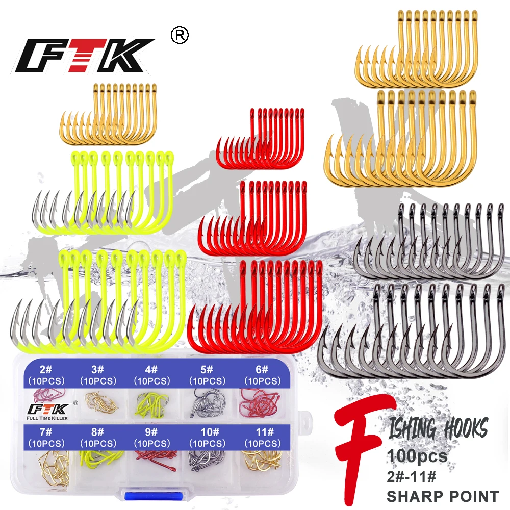 Ftk 100Pcs Fishing … - image