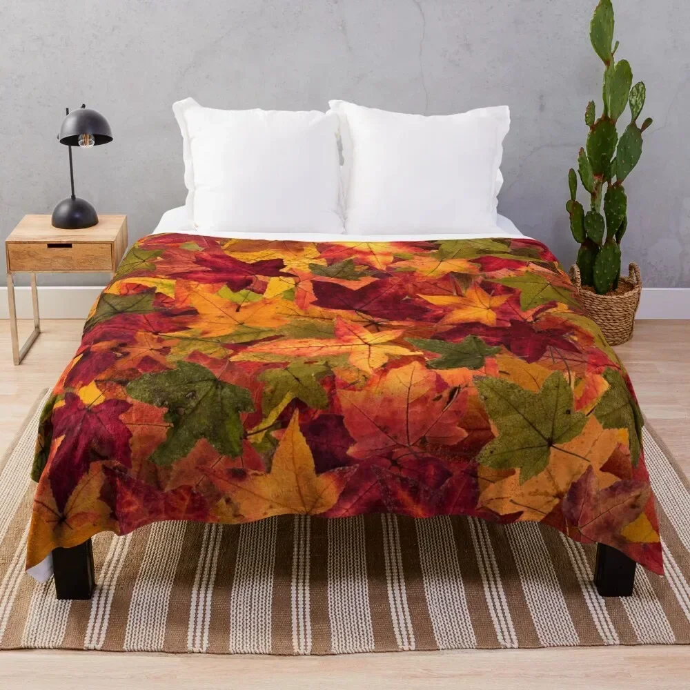 

fall Throw Blanket Color Fast Cozy Throw Blanket