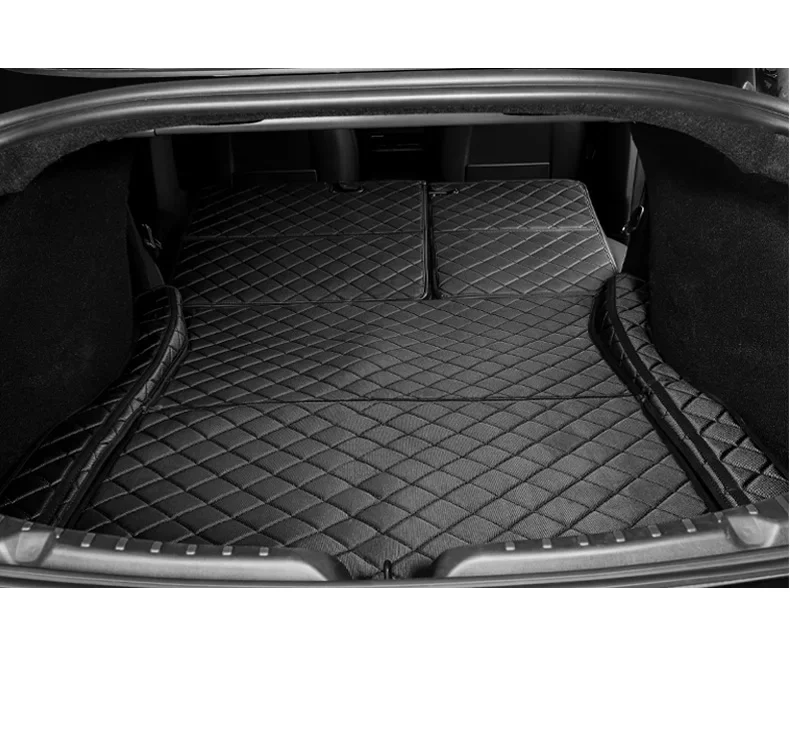 Pet Liner Trunk Mat Cover for Model 3 Highland Waterproof PPC Dog Cat Rear Cargo Liner with Seat Back Protector