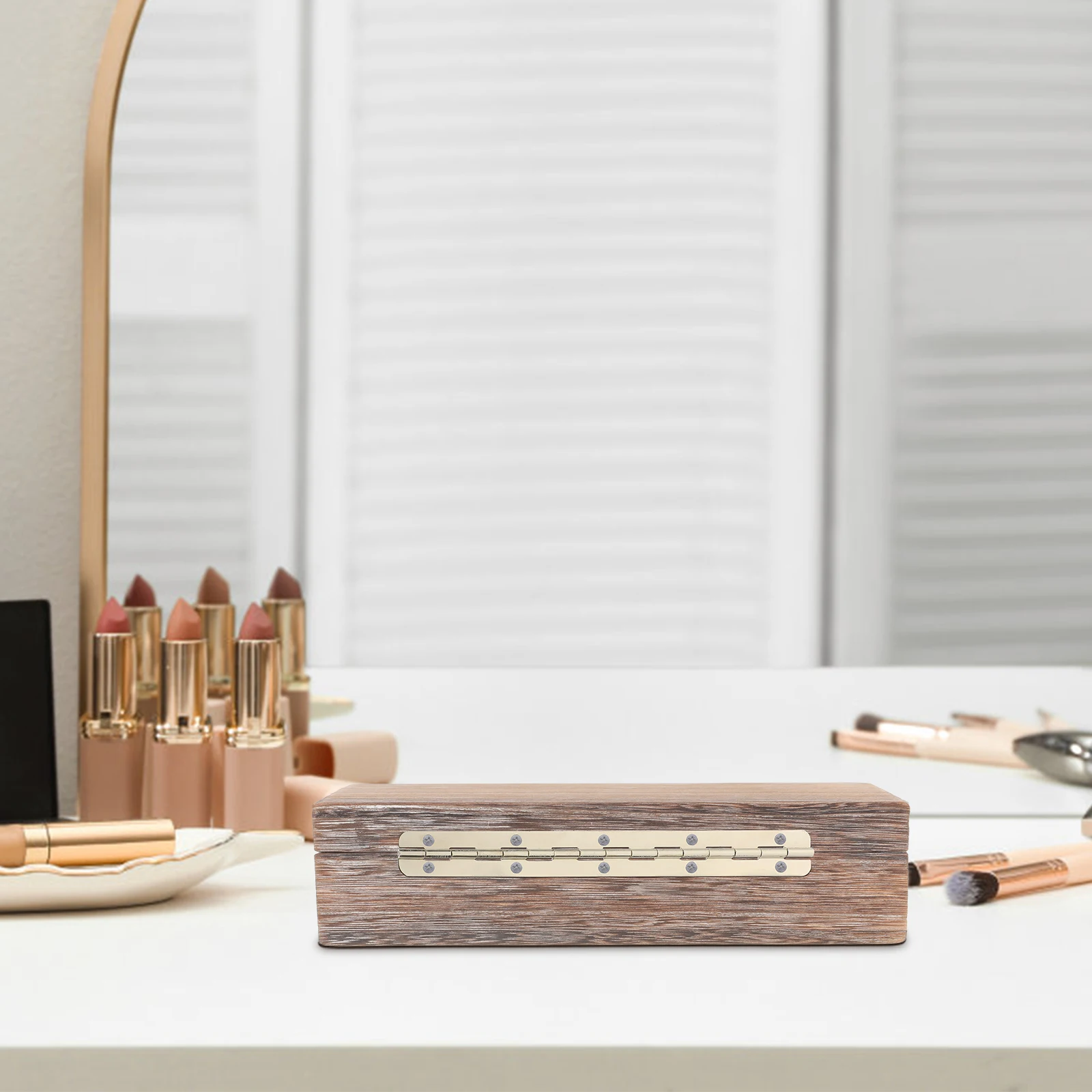 

5pcs Piano Hinge 180 Degree Continuous Flush Box Hinges for Wooden Box Cabinet Door Heavy Duty Nickel Plated Easy Cut DIY