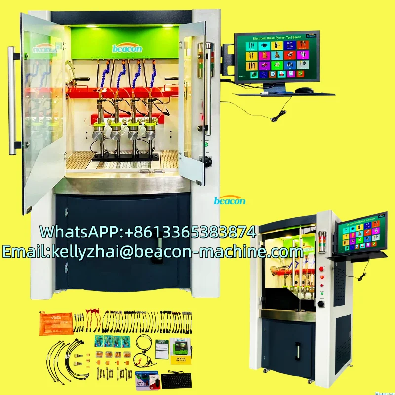 Fuel Injector Testing Machine Simultaneous Testing of 4 Injectors Support Injector Coding