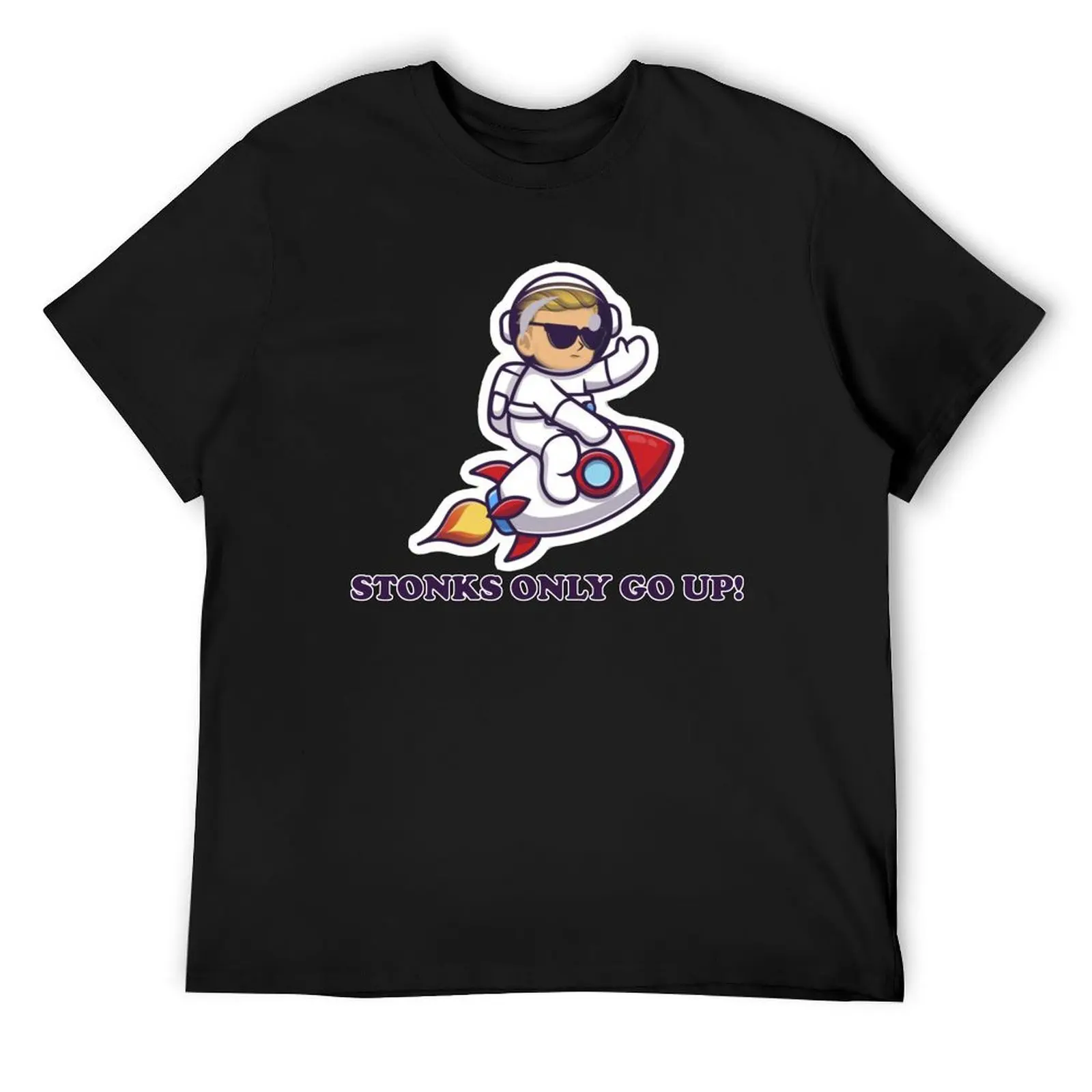 

Stonks Only Go Up! T-Shirt customs summer clothes sweat plain black t shirts men