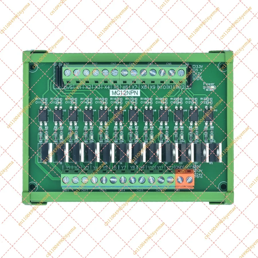 PLC Output Amplifier Solid State Relay Board 4/8/12/16/20/24/32 Channel, DC 3.3V-24V Trigger NPN PNP Transistor Signal Driver