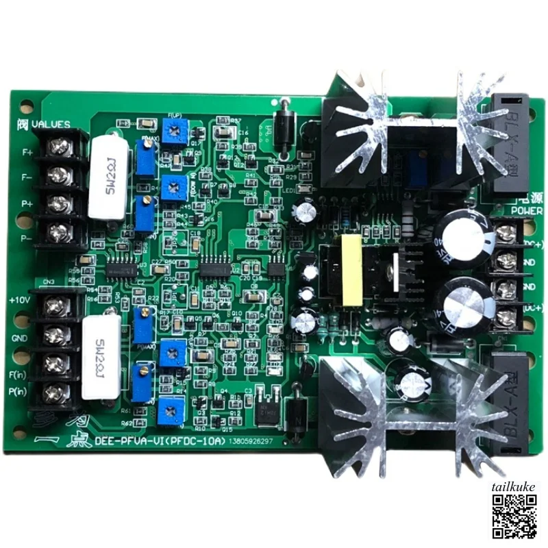 

Плата усилителя двухканального пропорционального клапана, усилитель пропорционального клапана с гидравлическим потоком, плата управления двигателем PF-DC-10/24