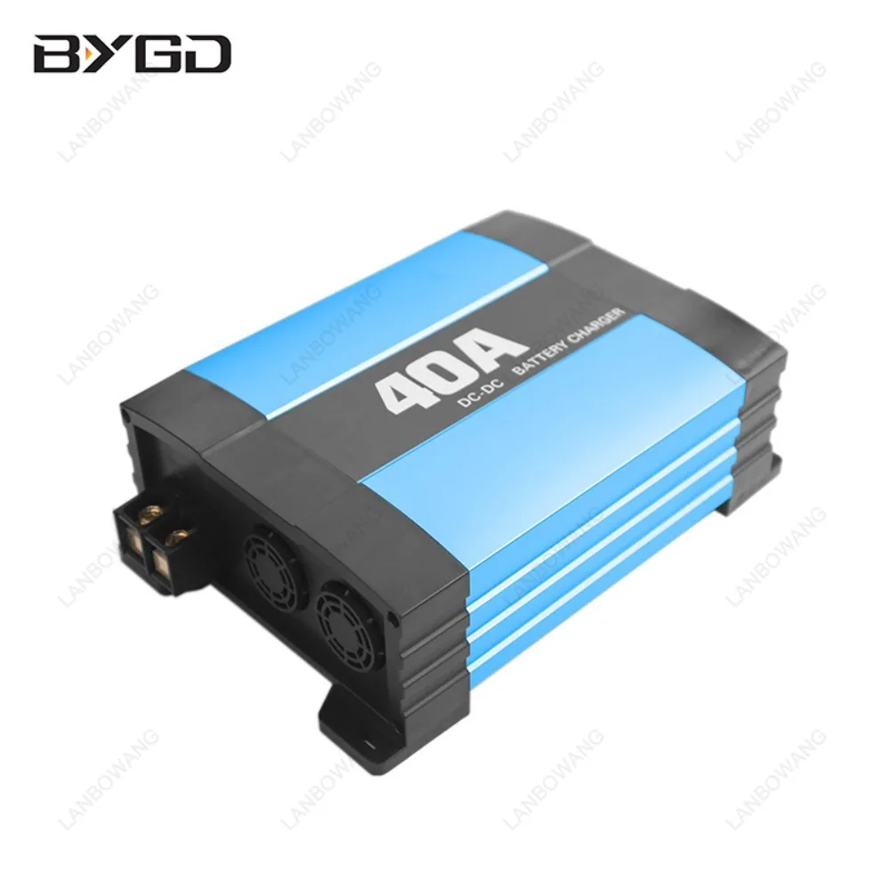 60A Smart Auxiliary Battery Charger For Car RV, 750W Isolator For Lead Acid & Lithium Battery Charging