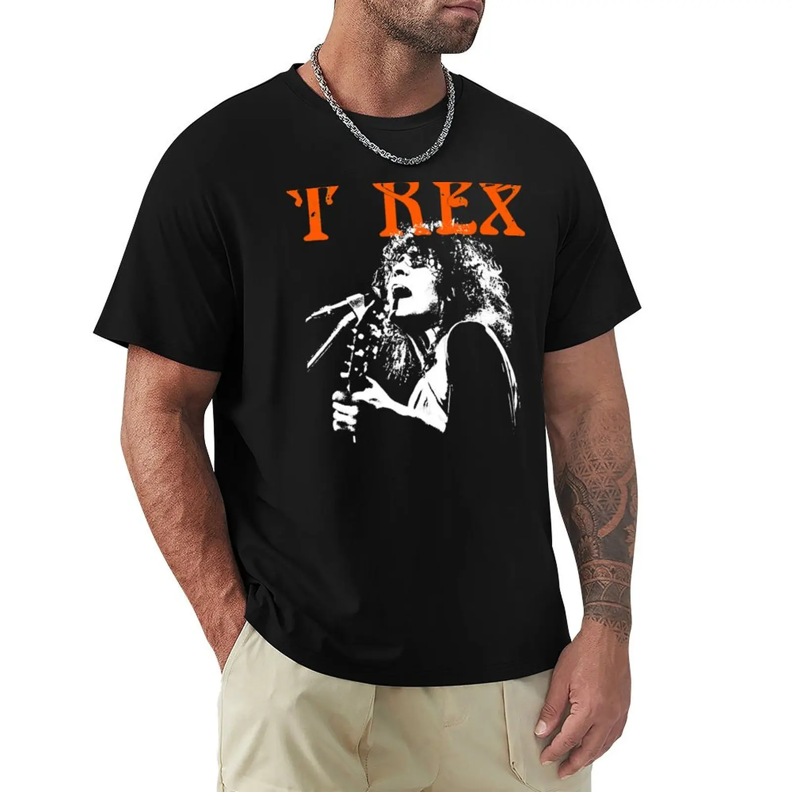 T Rex band Racerback T-Shirt funny t shirts cotton T-Shirt