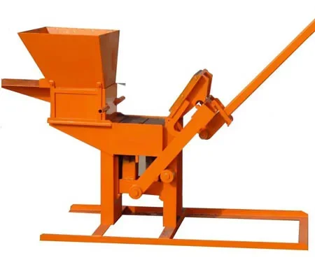 QTS2-40 small economical manual clay block/ brick making machine for family use