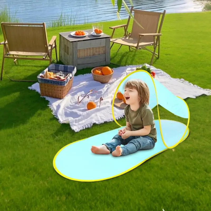 

Beach Shade Foldable Outdoor Sunshade Wind-Proof UV Protection Beach Tent For Family Outing Party Fishing Festival Camping