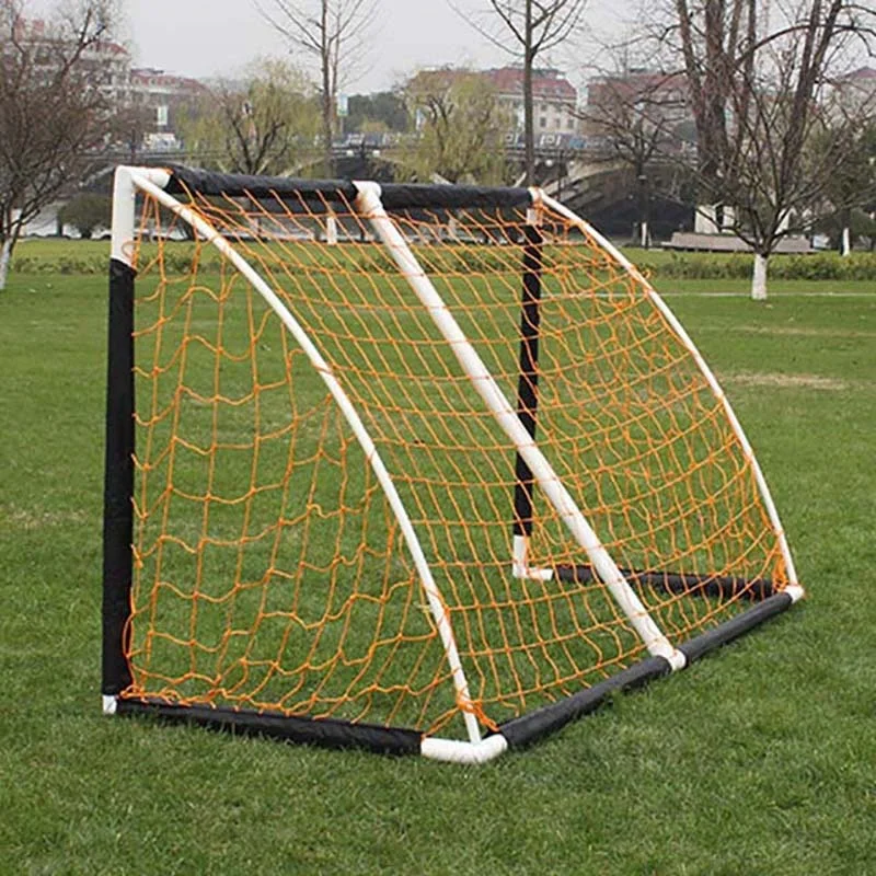 Juego de postes de esquina para jóvenes de escuela secundaria, deporte de primera calidad, puerta de objetivo de tiro, plástico plegable, Pvc, venta al por mayor, portería de fútbol