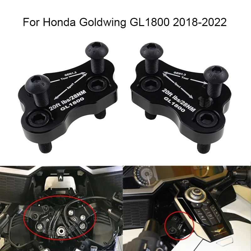 Motorcycle Accessories Handle Bar Clamp Raised Extend Handlebar Mount Riser For HONDA Gold wing 1800 GL1800 GL 1800 2018-2022