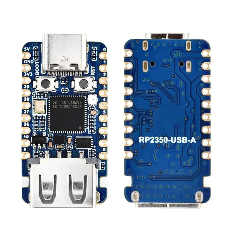 RP2350 USB-A Mini Development Board 15 GPIO Onboard USB Type-A Port Suitable for Student Embedded Development Circuit Testing