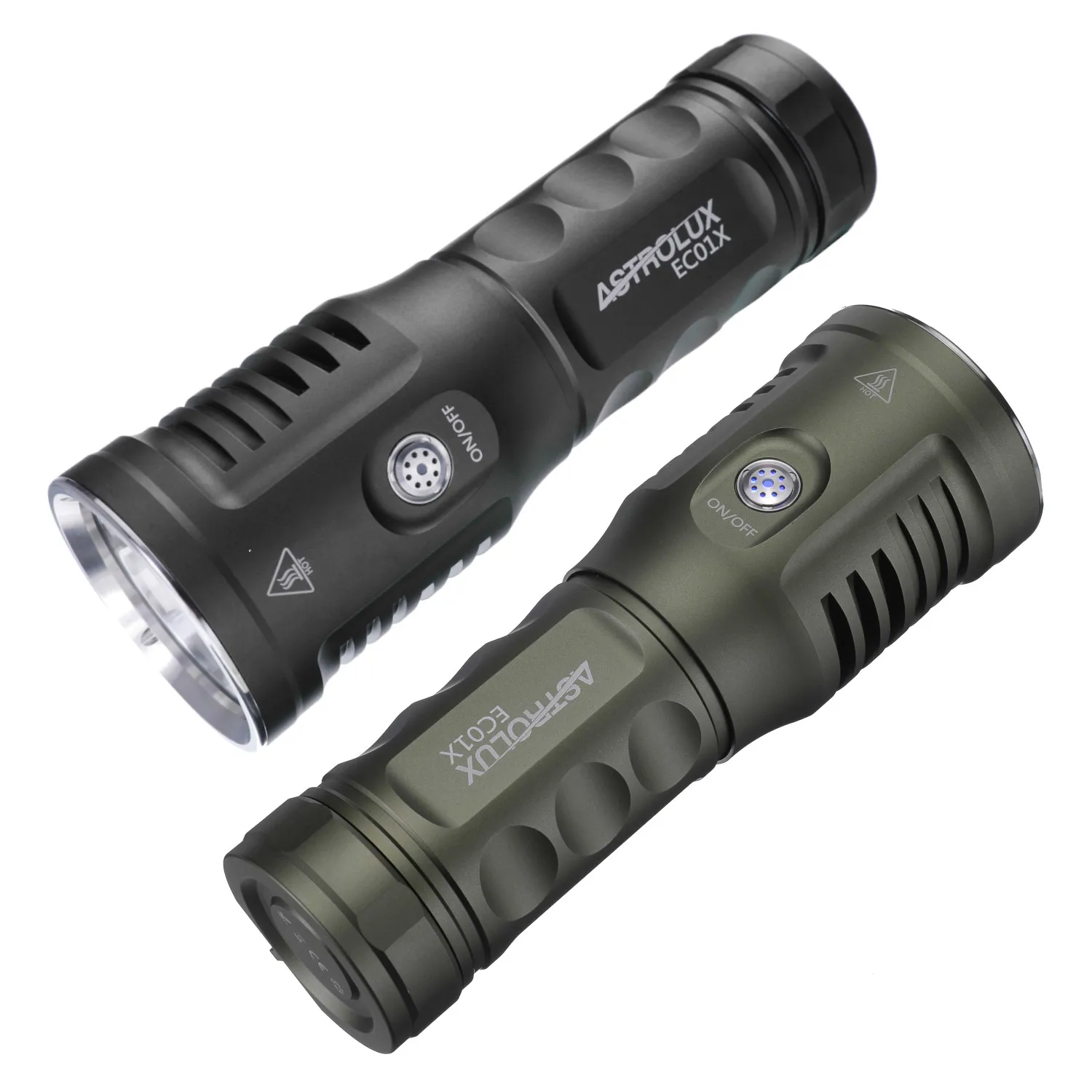 Astrolux EC01X SBT90.2 LED 6800LM Flashlight 3065M 32000mAh 46950 Battery USB Type-C Fast Charging IPX6 Waterproof Torch Light