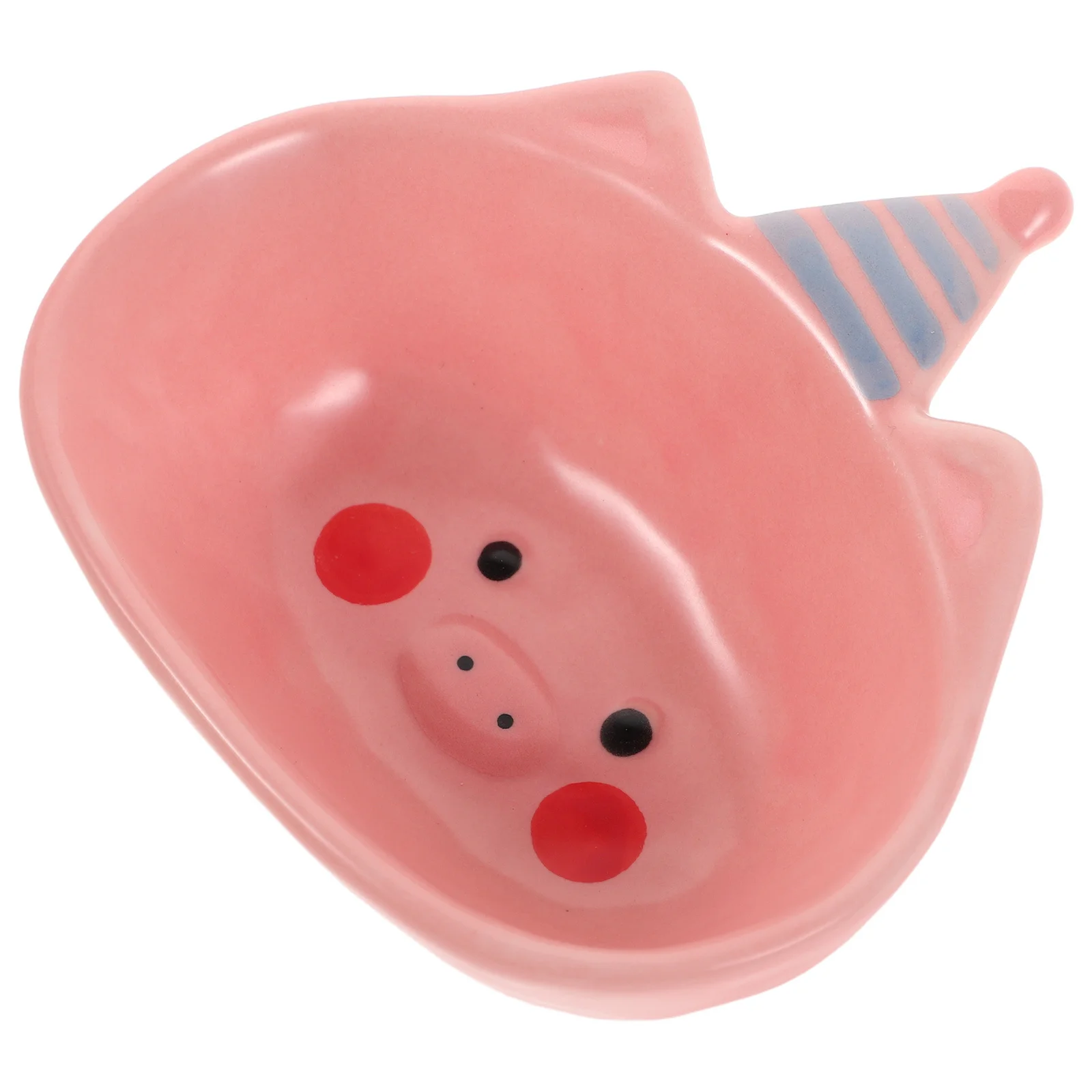

Small Cute Cartoon Pig Bowl for Sauces Condiments Snacks Ceramic Simple Dish Small Sauce Bowl Condiment Dish