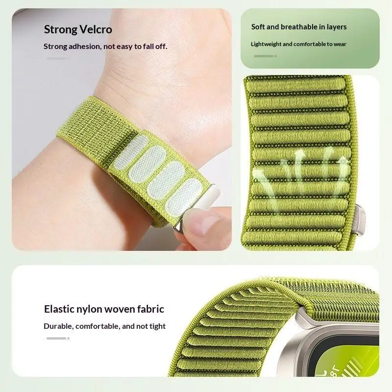 Strap For Xiaomi Smart Band 9 Active Nylon Smart Bracelet Mi Band 9 Active Watchband Correa Redmi Smart Band 3 Wrist Strap