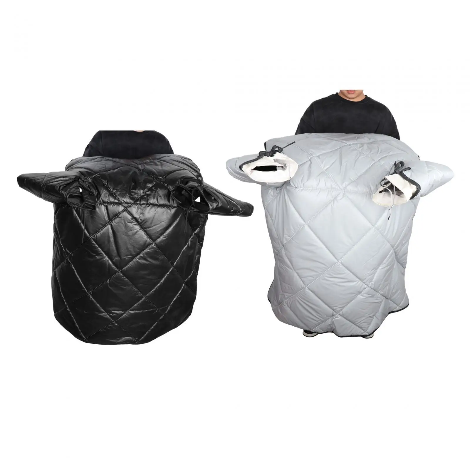 Motocicleta Windproof Quilt, Montando avental, Cobertura da perna, Grosso, Quente