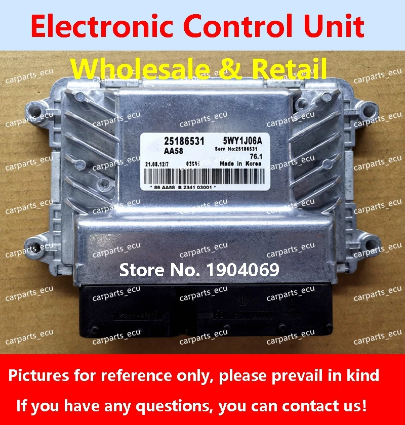 

ECU Chevrolet Cruze автомобильный двигатель компьютерная плата электронный блок управления для автомобиля 25186531 5WY1J06A/25190451/25191487