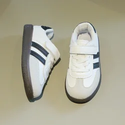 Buty dziecięce dla dziewczynki wiosna jesień lekka adidasy do biegania szkolna dla chłopców moda dla dzieci buty do tenisa przyczynowa miękka antypoślizgowa