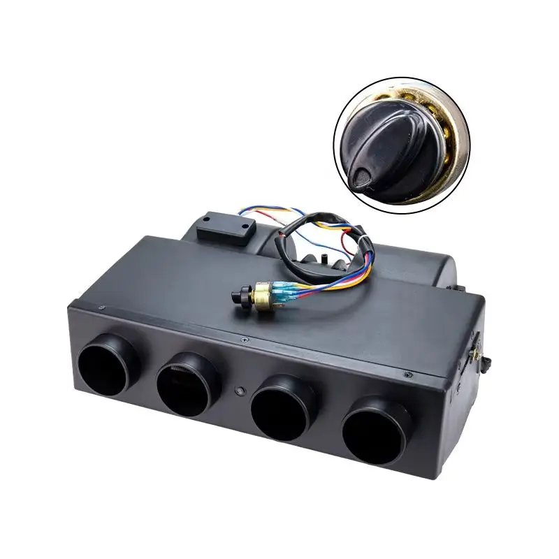 Universal 12V/24V 4-Port Water Tank Heater – Works for Classic Minivans, Vans, Trucks & Tractors with Foot Heating Feature