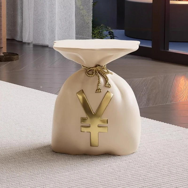 Creative shoe changing stool with cute shape can be seated with piggy bank function living room entrance stool