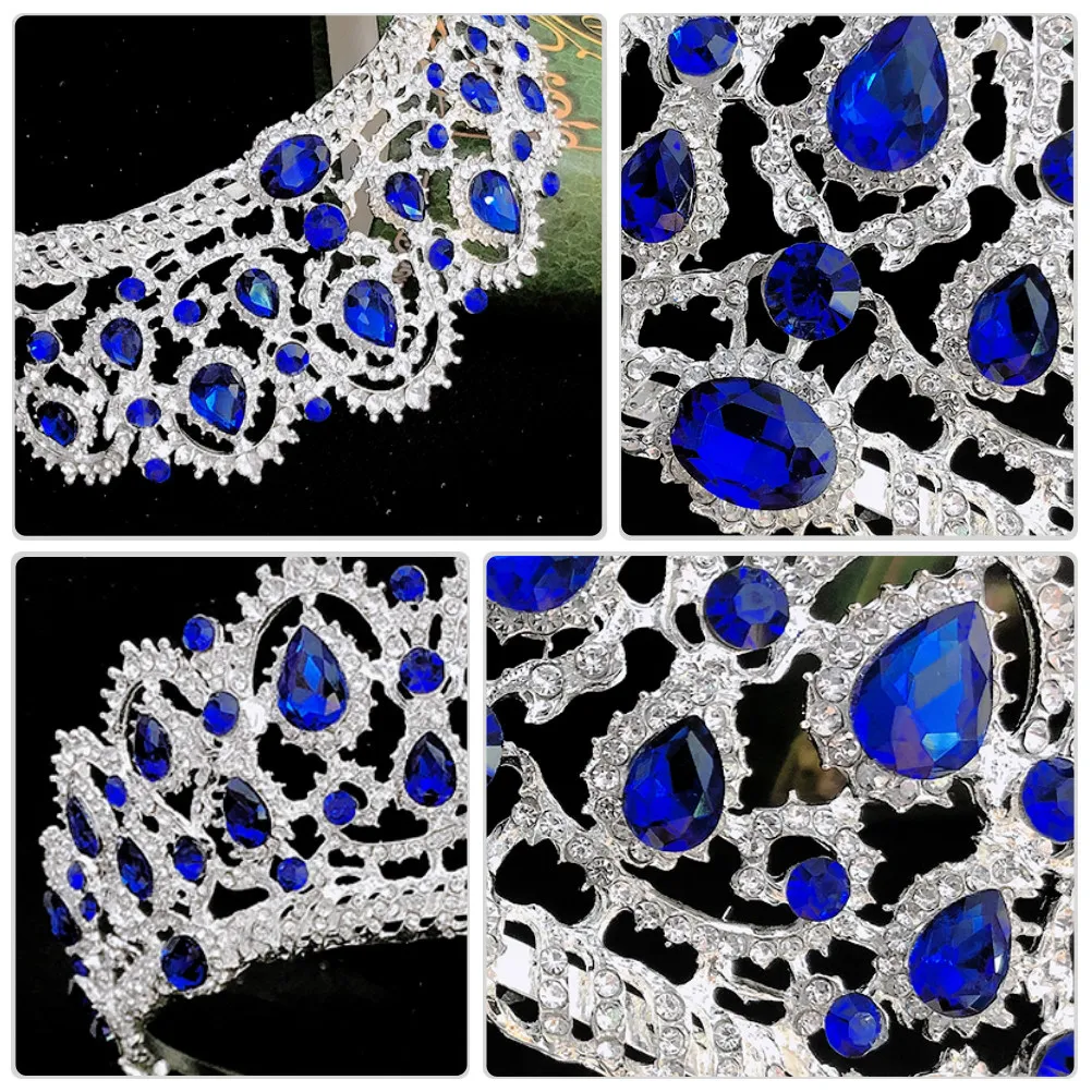 

Элегантная хрустальная корона-тиара для невесты, прочная заколка-гребень для волос, повязка для волос для свадебного торжества, хрустальное украшение для волос