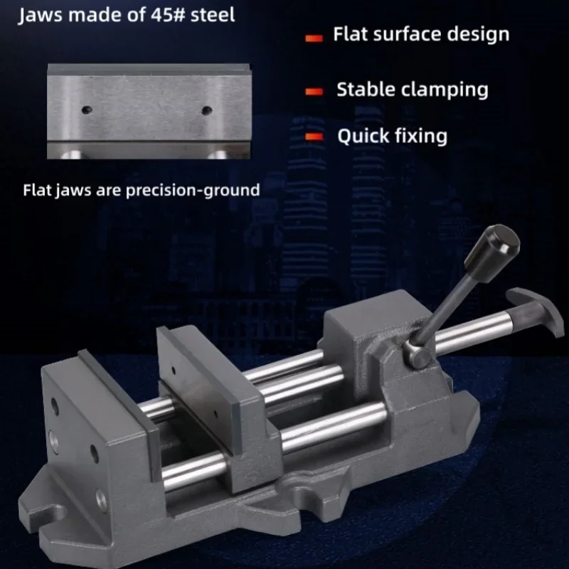 Quick Guide Bench Vise Implement Machine Table Vice Equipment for Workpiece Clamping & Fixing Processing Tasks
