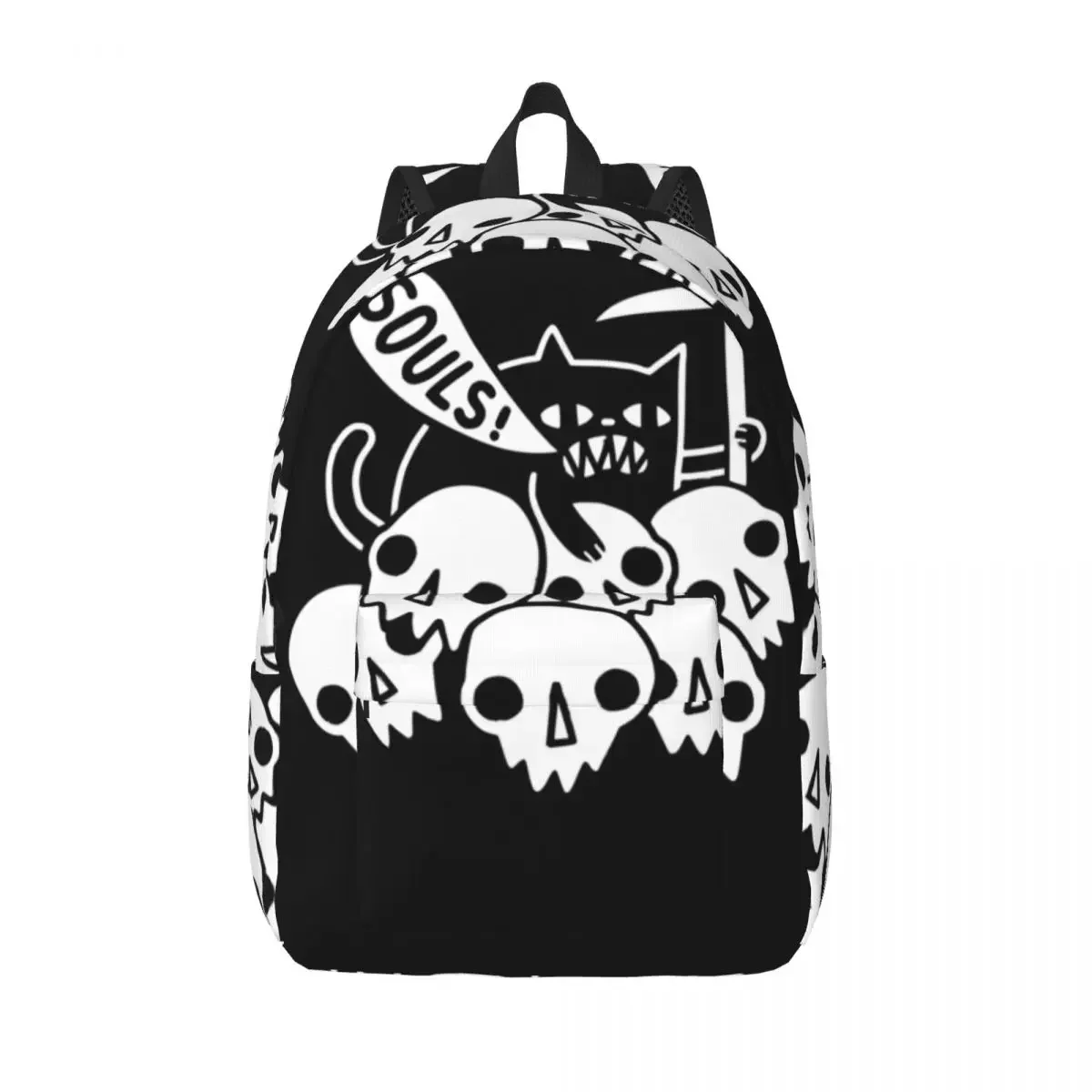 Cat Got Your Soul Backpack Animal Aesthetic Backpacks Student Unisex Cycling Lightweight School Bags Design Rucksack Gift