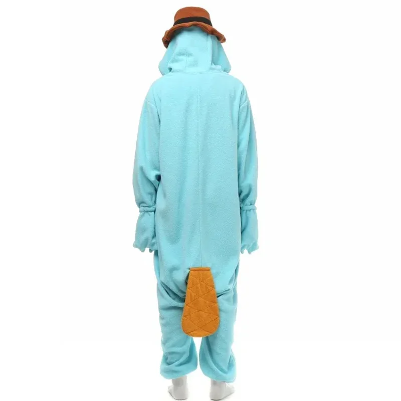 Костюмы унисекс Perry The Platypus, комбинезоны, пижамы для косплея монстра, пижамы для взрослых, одежда для сна с животными, комбинезон MN1