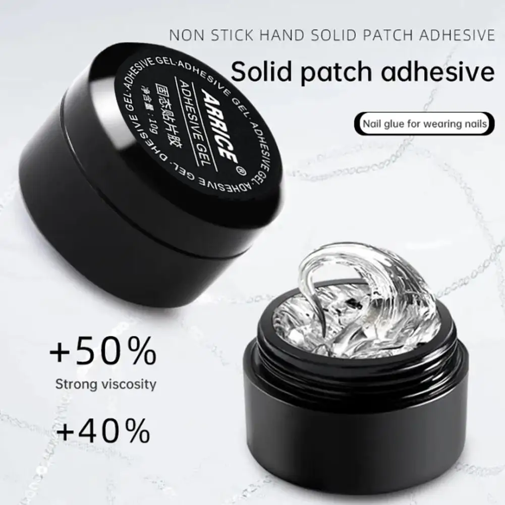 New 10ml Nail Solid Patch Glue Nail Patch Adhesive Sticky Nail Patch Not Does Hurt Does Not Nails Flow Gel Canned Super I8J9