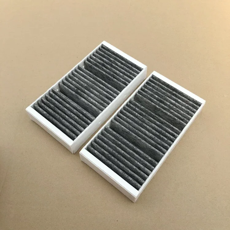 2Pcs A1668307201 Car Cabin Filter Air Conditioner For Mercedes Benz X166 W166 GL350 400 450 GLE250d GLE300 320 GLS500 ML Coupe