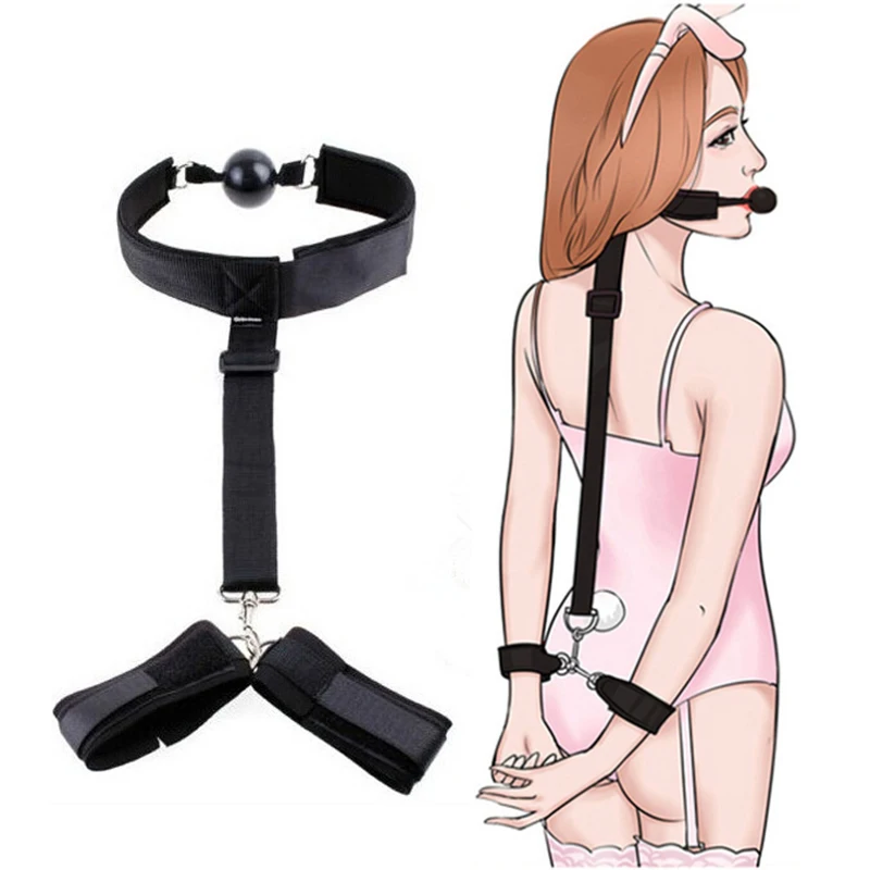 Slave Kit Porn Fetish Adult Games BDSM Bondage Sex Toys for Woman Mask Roleplay Dice Anal Restraints Collar Harness Accessories