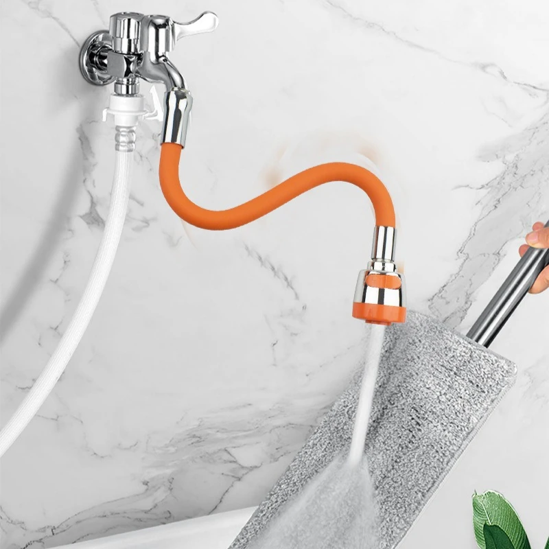 Faucet Extender Extension Pipe Universal Universal Shaping Hose Splash Head Extension Nozzle for Vegetable Washing Pool